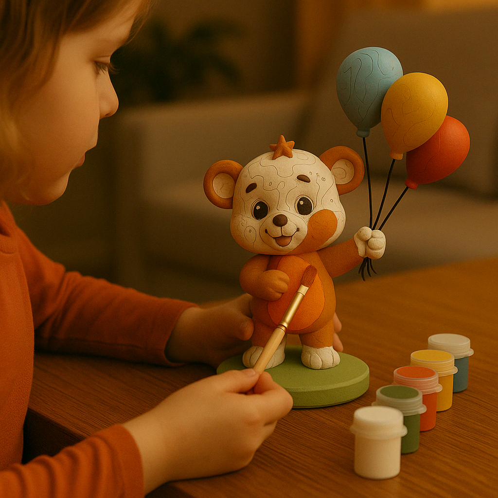 Bär mit Ballons