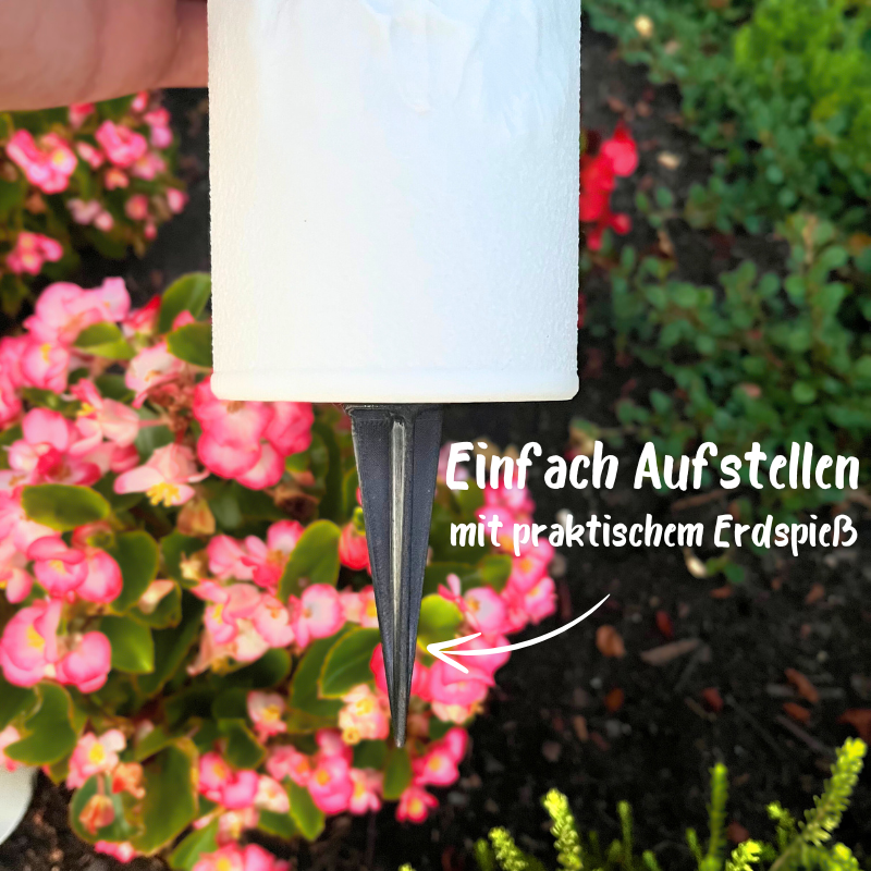 Personalisiertes Grablicht