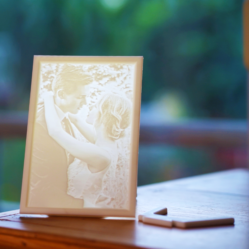 3D-Bild mit Halterung